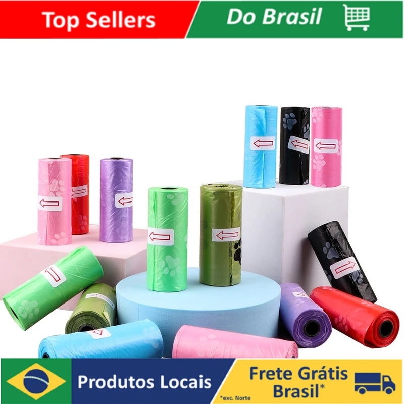 Refil Cata Caca Pet Cão, Gato Saquinho, Saco Biodegradável