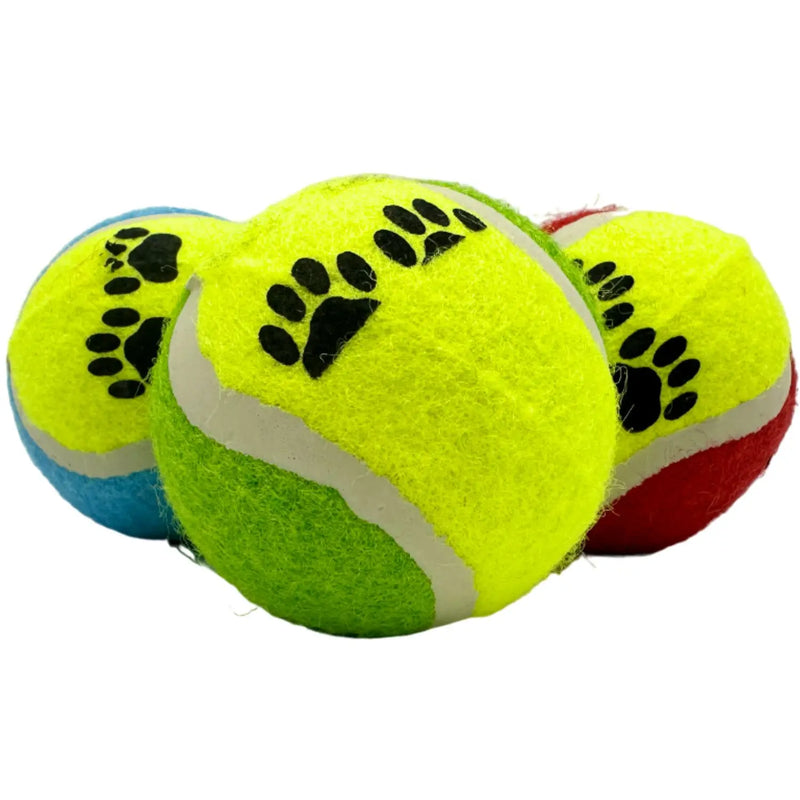 Bolinhas interativas de Tenis para animais de estimação Brinquedo Mordedor Para Pets Conjunto com 3 Unidades