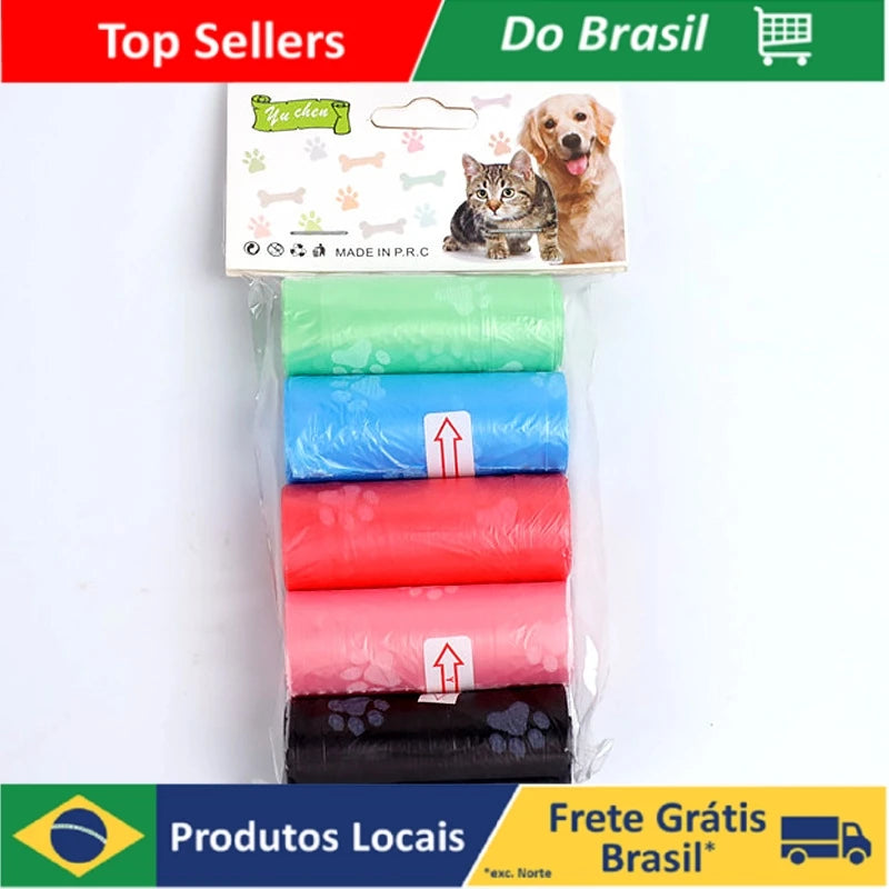 Refil Cata Caca Pet Cão, Gato Saquinho, Saco Biodegradável