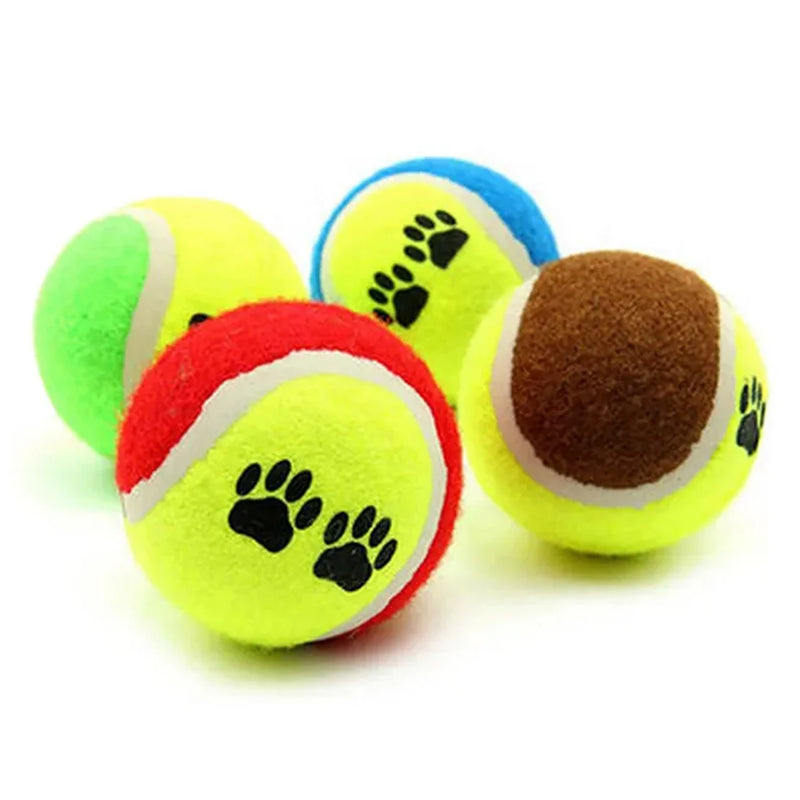 Bolinhas interativas de Tenis para animais de estimação Brinquedo Mordedor Para Pets Conjunto com 3 Unidades