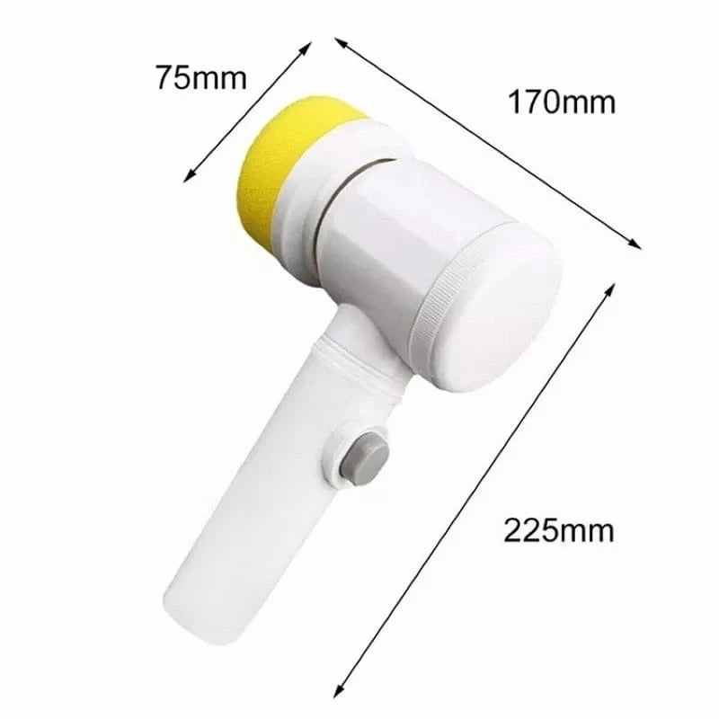 Uma Escova Eletrica de Limpeza com 3 acessórios em 1 Sem Fio Limpador Multiuso Pratico Para Cozinha , Banheiro prático